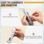 Adjustable 1-10ml Micropipette with Autoclavable Tip