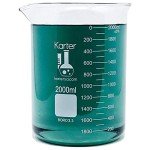 Karter Scientific Glass Beaker Set - 3 Sizes