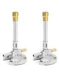 QWORK Bunsen Burner Set with Flame Stabilizer