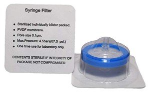 ADVANGENE Sterile PVDF Syringe Filter, 0.1μm 30mm