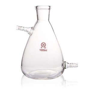 Deschem Glass Filtering Erlenmeyer Flask with Vacuum Adapter