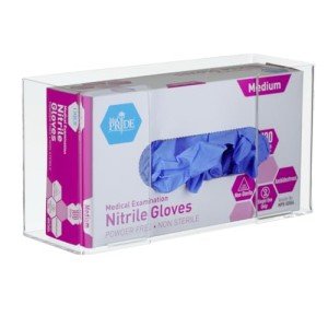 Wall-Mounted Acrylic Glove and Mask Holder