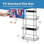 Wall-Mount Triple Glove Holder – Durable Metal Organizer