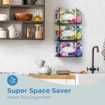 Wall-Mount Triple Glove Holder – Durable Metal Organizer