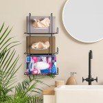 Wall-Mount Triple Glove Holder – Durable Metal Organizer