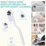 12-Pack Hard Bristle Crevice Cleaning Brushes