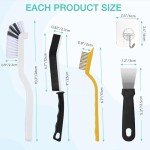 12-Pack Hard Bristle Crevice Cleaning Brushes