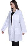 Women’s Full Sleeve Cotton Lab Coat - White