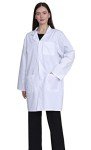 Women’s Full Sleeve Cotton Lab Coat - White