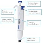YiheoZux Adjustable Single Channel Micropipette 1-5ml