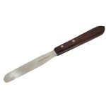Wood-Handled Lab Spatula with Stainless Blade