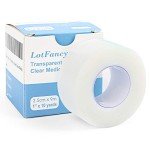 LotFancy Clear Medical Tape - 2 Rolls, Hypoallergenic