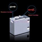Aluminium PT100 Volcano Heater Block Set (2PCS)