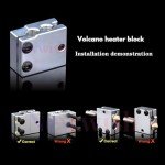 Aluminium PT100 Volcano Heater Block Set (2PCS)