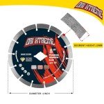 8-Inch Diamond Saw Blade Set for Concrete Cutting