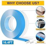 16.4FT Silicone Door Draft Stopper Seal Strip