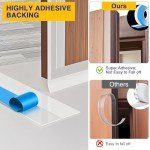 16.4FT Silicone Door Draft Stopper Seal Strip