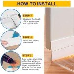 16.4FT Silicone Door Draft Stopper Seal Strip
