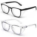 Clear Anti-Fog Safety Glasses - 2 Pack