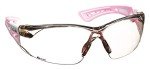 Bollé Rush+ Small Safety Glasses, Pink/White Frame