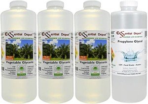 Vegetable Glycerin & Propylene Glycol Set 4 Quarts