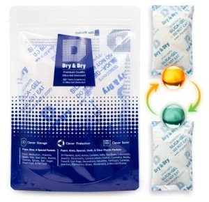 100g Orange Indicating Mixed Silica Gel Packets