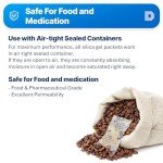 100g Orange Indicating Mixed Silica Gel Packets