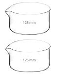 QWORK 500ml Borosilicate Crystallizing Dishes - 2 Pack