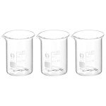 PATIKIL 25ml Glass Beaker Set with Spout