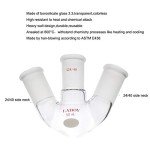 50mL 3-Neck Round Bottom Boiling Flask