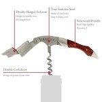 Black Resin Wine Opener with Foil Cutter