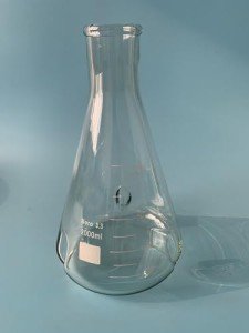 DONLAB 500ml Borosilicate Glass Baffle Flask
