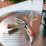 Black Resin Wine Opener with Foil Cutter