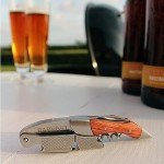 Black Resin Wine Opener with Foil Cutter