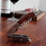 Black Resin Wine Opener with Foil Cutter