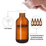 24 Pack of 4oz Amber Glass Bottles with Droppers