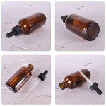 24 Pack of 4oz Amber Glass Bottles with Droppers