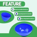 Medium Dental Mixing Bowl Set - 4 Pieces