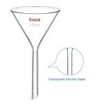Stonylab Borosilicate Glass Funnel Set - 4pcs