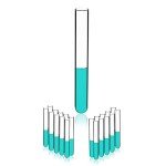 10ml Round Bottom Glass Test Tubes - Pack of 20