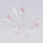 Stonylab Borosilicate Glass Funnel Set - 4pcs