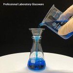 HUAOU 2pcs Mini Glass Funnel Set, 40mm