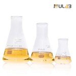 ULAB Narrow-Mouth Glass Erlenmeyer Flask Set, 3 Sizes