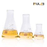 ULAB Narrow-Mouth Glass Erlenmeyer Flask Set, 3 Sizes
