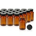 Amber Glass Packer Bottle 200 ML - 24 Pack