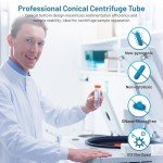 50mL Conical Centrifuge Tubes - 50 Pack