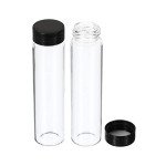 50mL Round Glass Reagent Bottles, 12 Pack