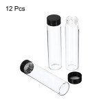 50mL Round Glass Reagent Bottles, 12 Pack