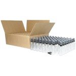 80-Pack 2 oz Clear Boston Round Bottles