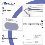 67.6oz (2000ml) Heavy-Duty Borosilicate Glass Beaker